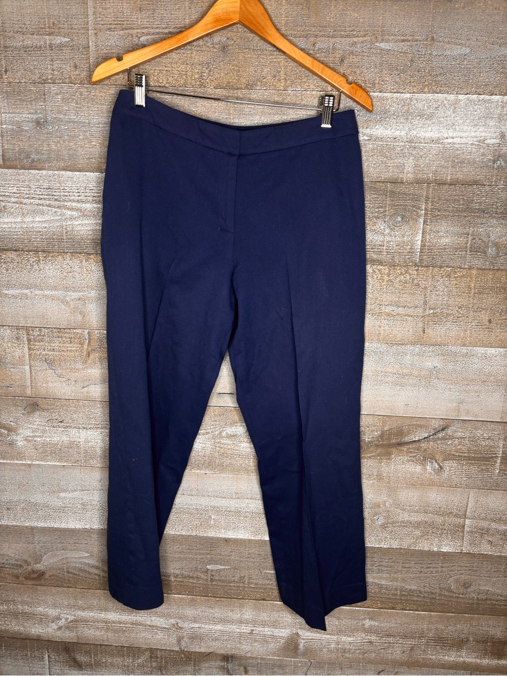 Pendleton size 10 virgin wool blend Navy Straight Leg office career Trousers